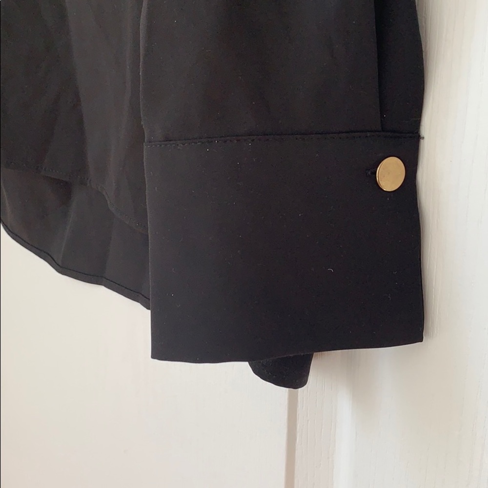 Zara black basic blouse small - Picture 2 of 6